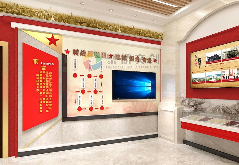 某部隊軍史館轉(zhuǎn)戰(zhàn)歷程設計
