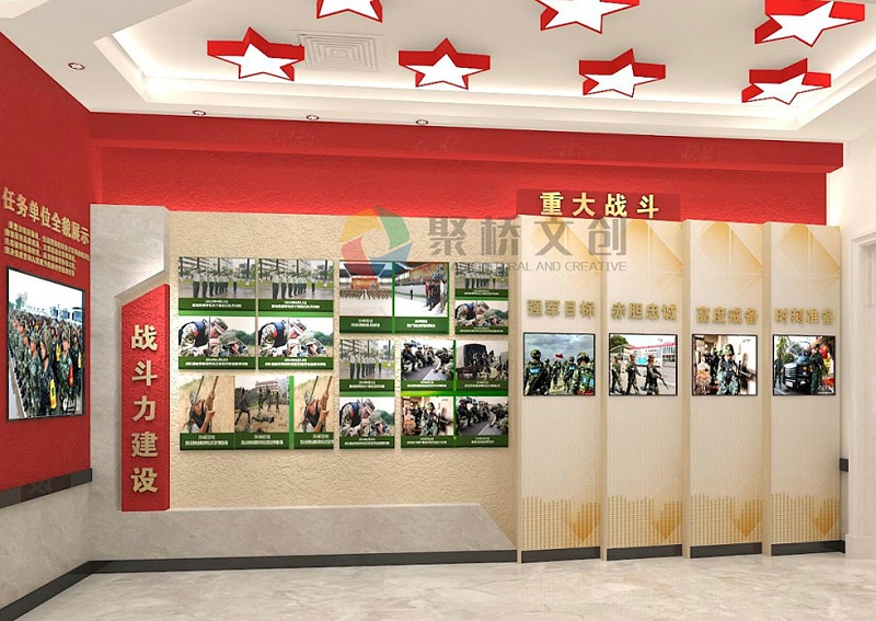 某部隊軍史館重大戰(zhàn)斗視頻展示設計